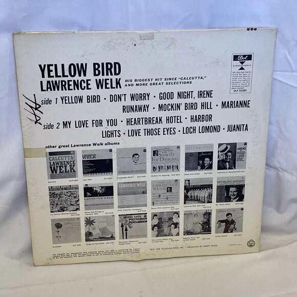 Lawrence Welk Yellow Bird (Vinyl, 1961) Dot Records DLP 25389 VG LP Record Album - Picture 3 of 12